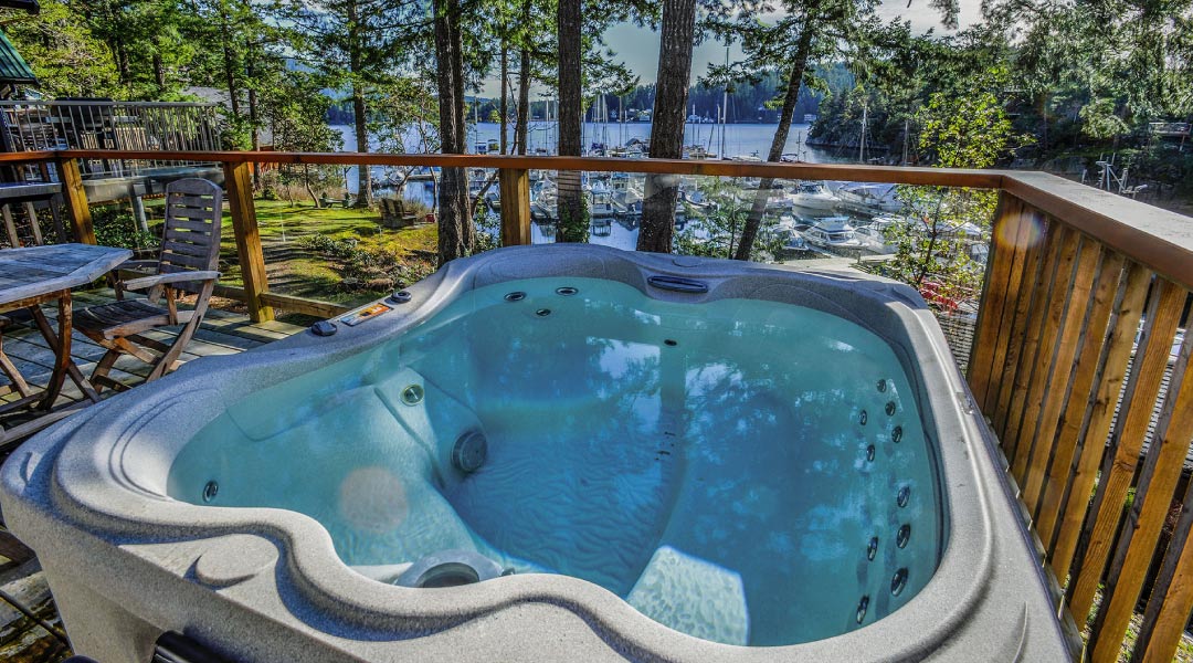 Hot Tub at Pender Harbour Resort Hot Tub at Pender Harbour Resort