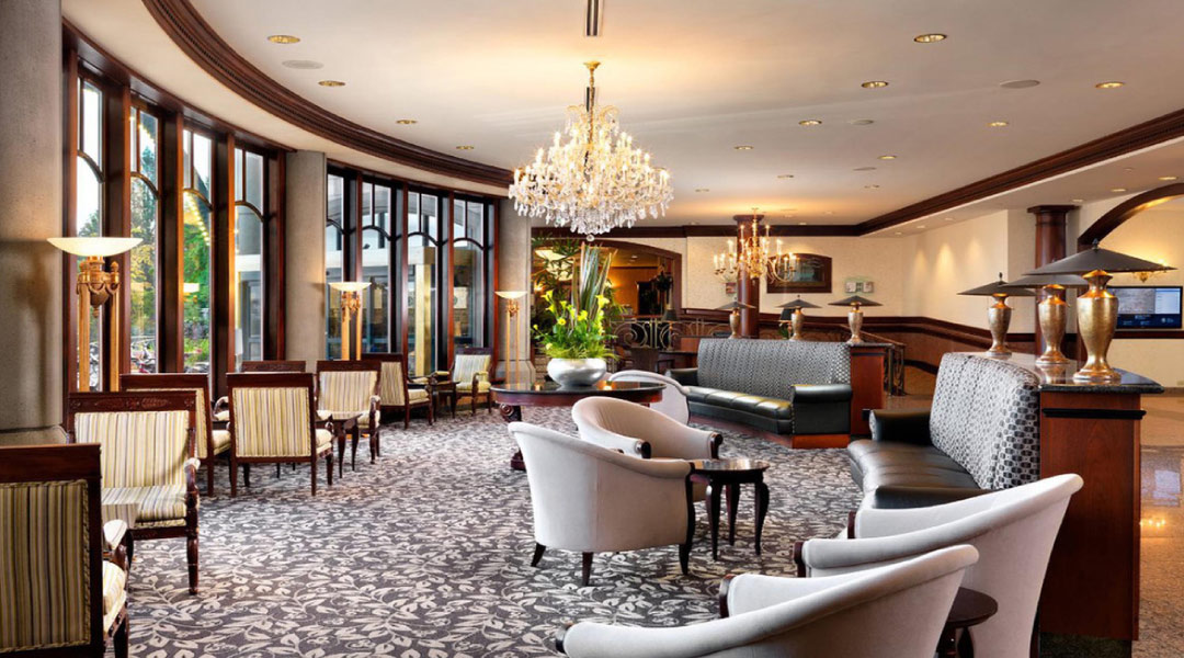 The lobby at Hotel Grand Pacific The lobby at Hotel Grand Pacific