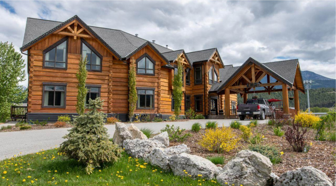 Exterior of Lodge in the Summer Exterior of Lodge in the Summer