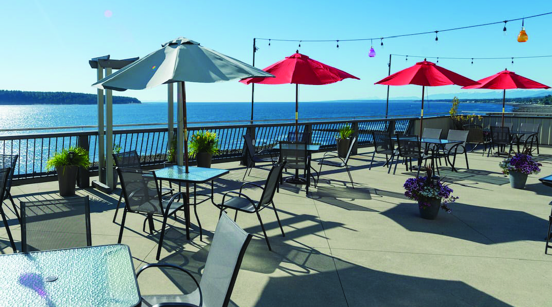 View from the Waterfront Patio at the Anchor Inn and Suites View from the Waterfront Patio at the Anchor Inn and Suites