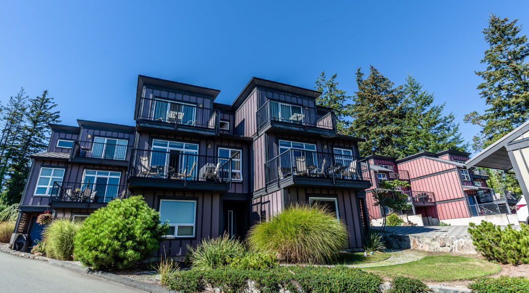 Exterior of the Sooke Harbour Resort and Marina Buildings Exterior of the Sooke Harbour Resort and Marina Buildings