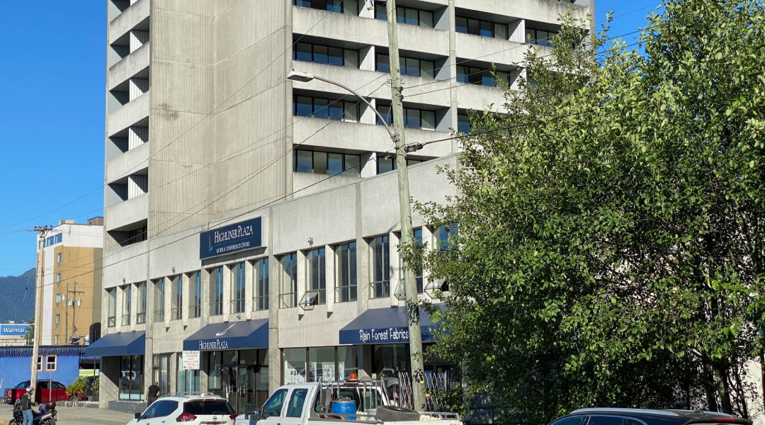 Exterior view of the Highliner Hotel and Conference Centre