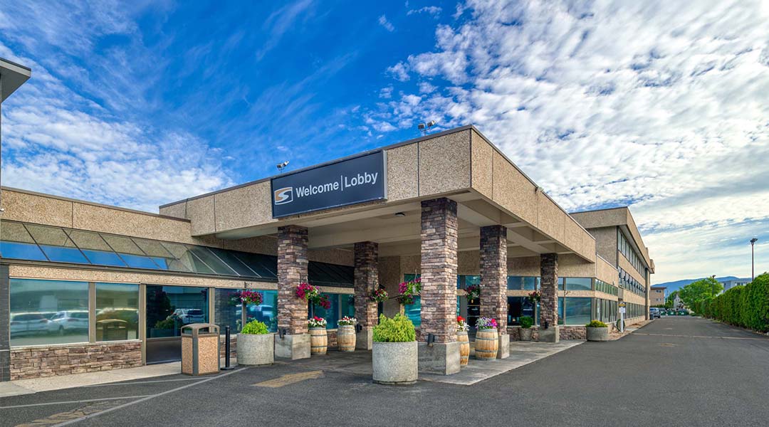Exterior of the Sandman Hotel Penticton Exterior of the Sandman Hotel Penticton