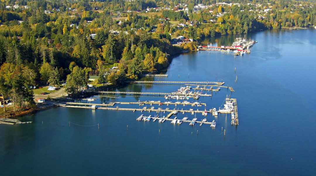 Aerial of Sooke Harbour Resort Aerial of Sooke Harbour Resort