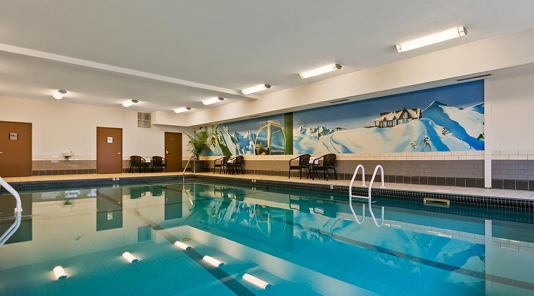 The indoor swimming pool at the Best Western Mountainview Inn in Golden BC The indoor swimming pool at the Best Western Mountainview Inn in Golden BC
